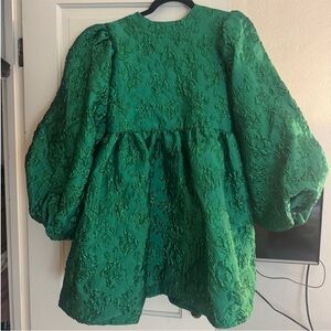 ISO Sister Jane Green Textured Mini Dress